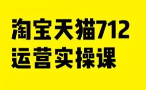 【课程】淘宝天猫712运营实操课：从入门到精通全课程 mp4  [39.8GB]