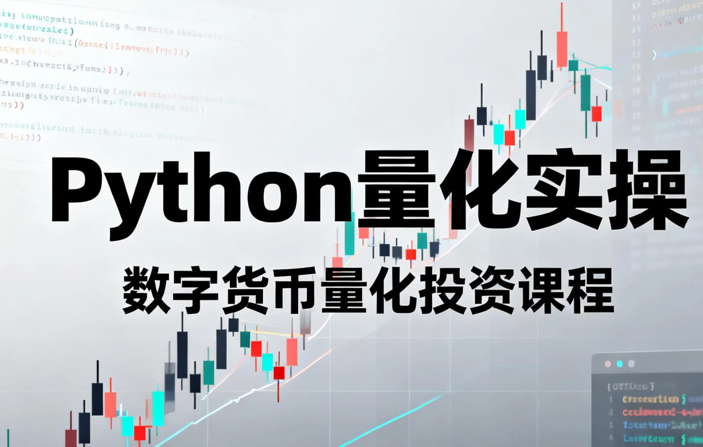  Python量化实操：数字货币量化投资课程 mp4  [5.6GB]