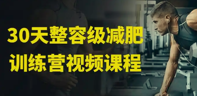30天整容级减肥训练营(完结)