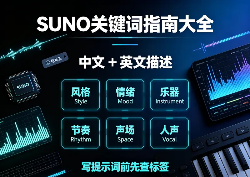 SUNO关键词指南大全|中文+英文描述 第1张