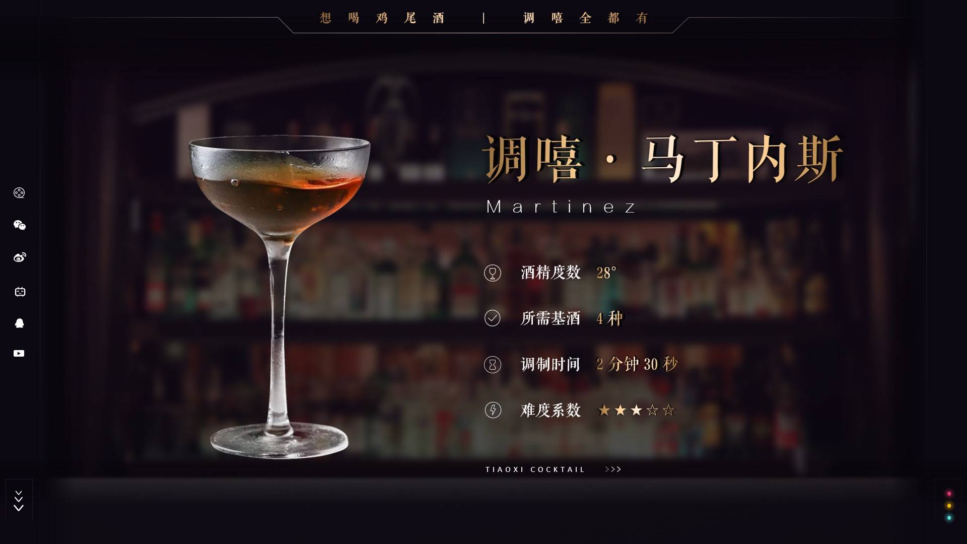 「调嘻鸡尾酒」第112集 - 马丁内斯-搜狐大视野-搜狐新闻